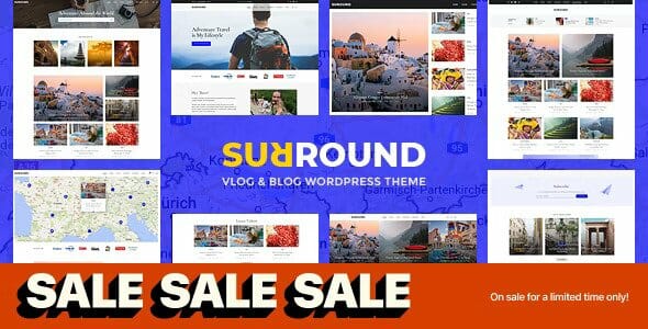 Surround – Vlog & Blog WordPress Theme