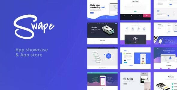 Swape – App Showcase & App Store WordPress Theme