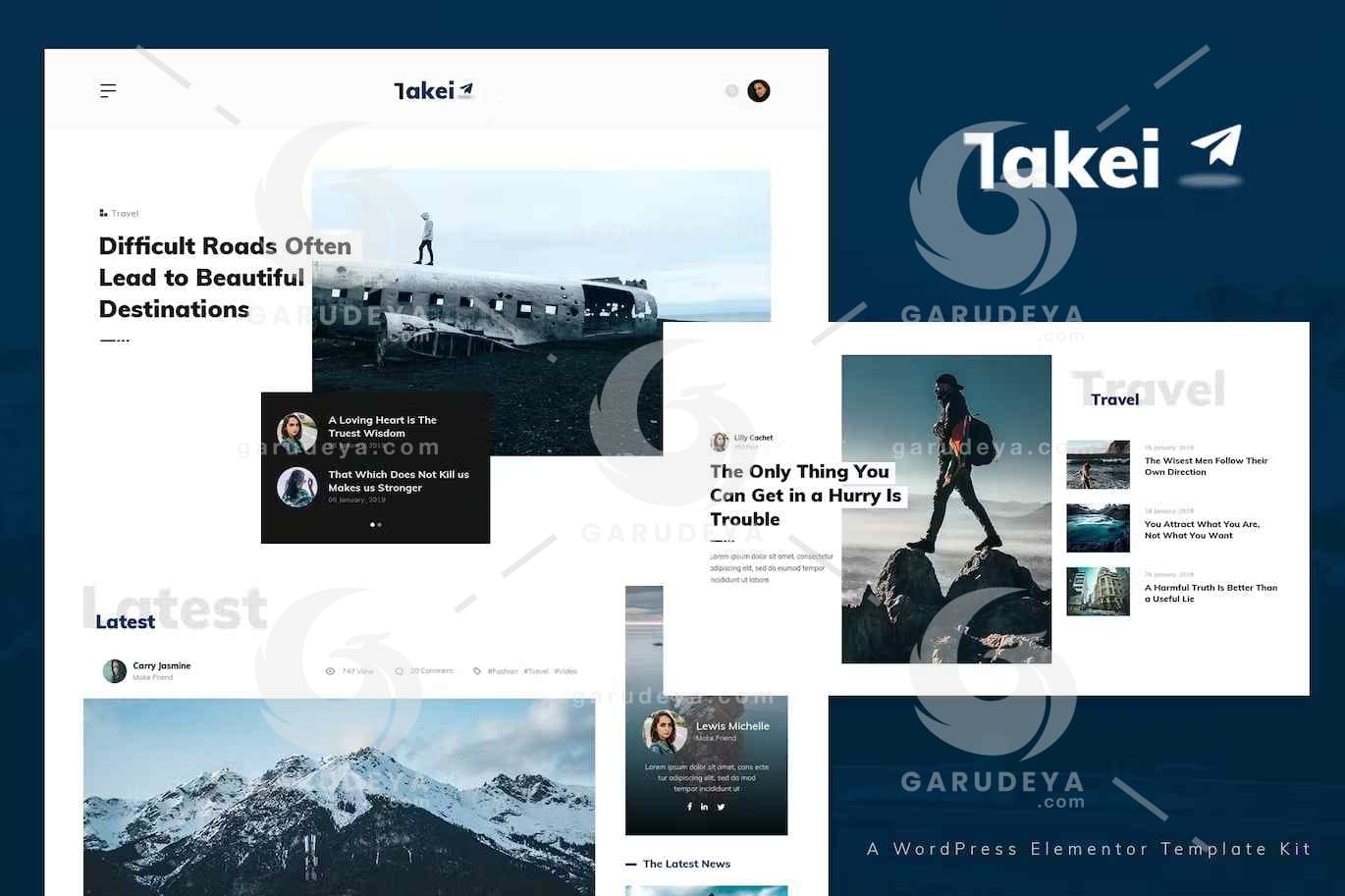 Takei – News & Magazine Template Kit