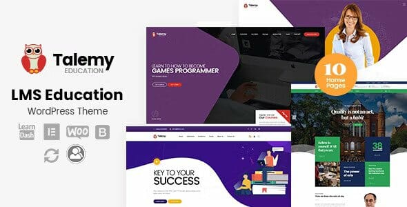 Talemy – LMS Education WordPress Theme