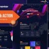 Talk & Action - Colorful Digital Agency Elementor Template Kit