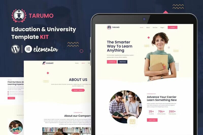 Tarumo – Education & University Elementor Template Kit