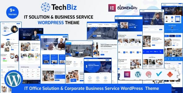 Techbiz - Multipurpose IT Solution & Business Consulting WordPress Theme