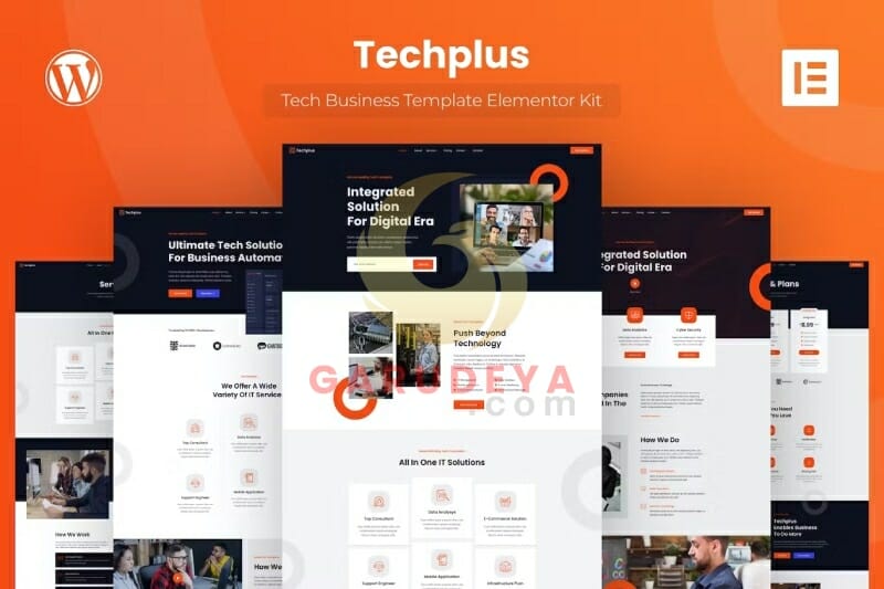 Techplus – Tech Business Elementor Template Kit