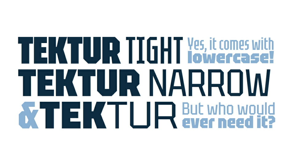 Tektur Font