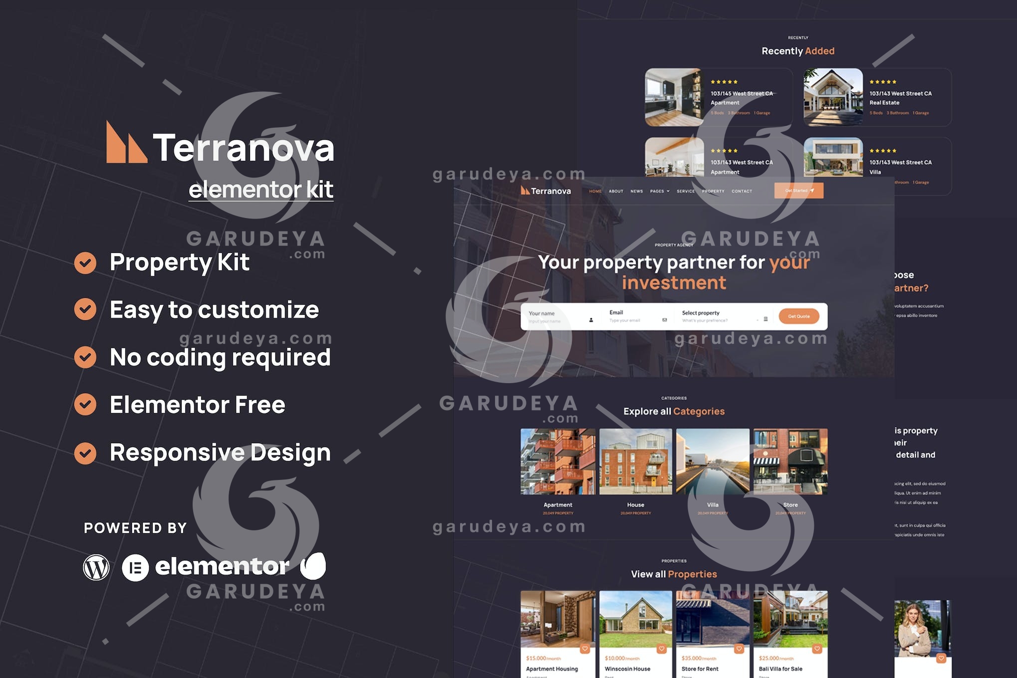Terranova – Real Estate Elementor Pro Template Kit