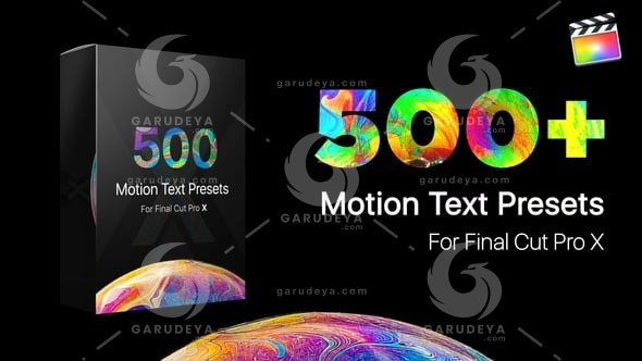 Text Presets Library for Final Cut Pro X - VideoHive 35938186