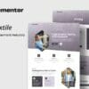 Textiles - Garment Industry Elementor Template Kit