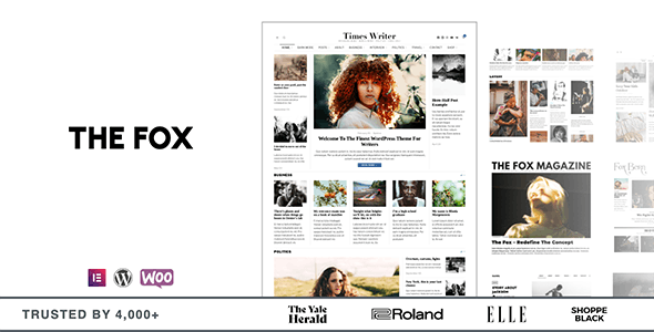 The Fox – Minimal News, Blog, Magazine WordPress Theme