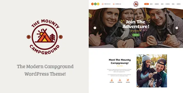 The Mounty – Hiking Campground & Children Camping WordPress Theme