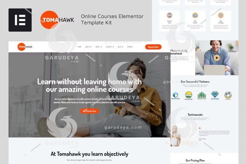 Tomahawk – Online Courses Elementor Template Kit