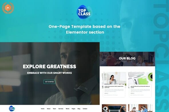 TopClass – Business & Agency Elementor Template Kit