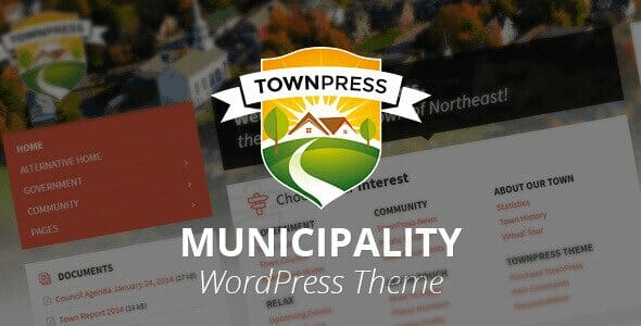 TownPress – Municipality & Town Government WordPress Theme