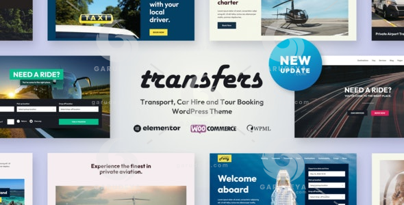 Transfers – Transport and Car Hire WordPress Theme
