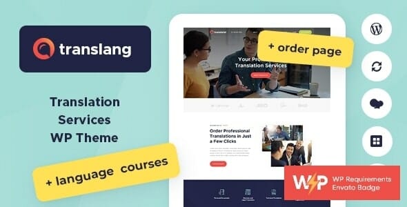 Translang – Translation Services & Language Courses WordPress Theme