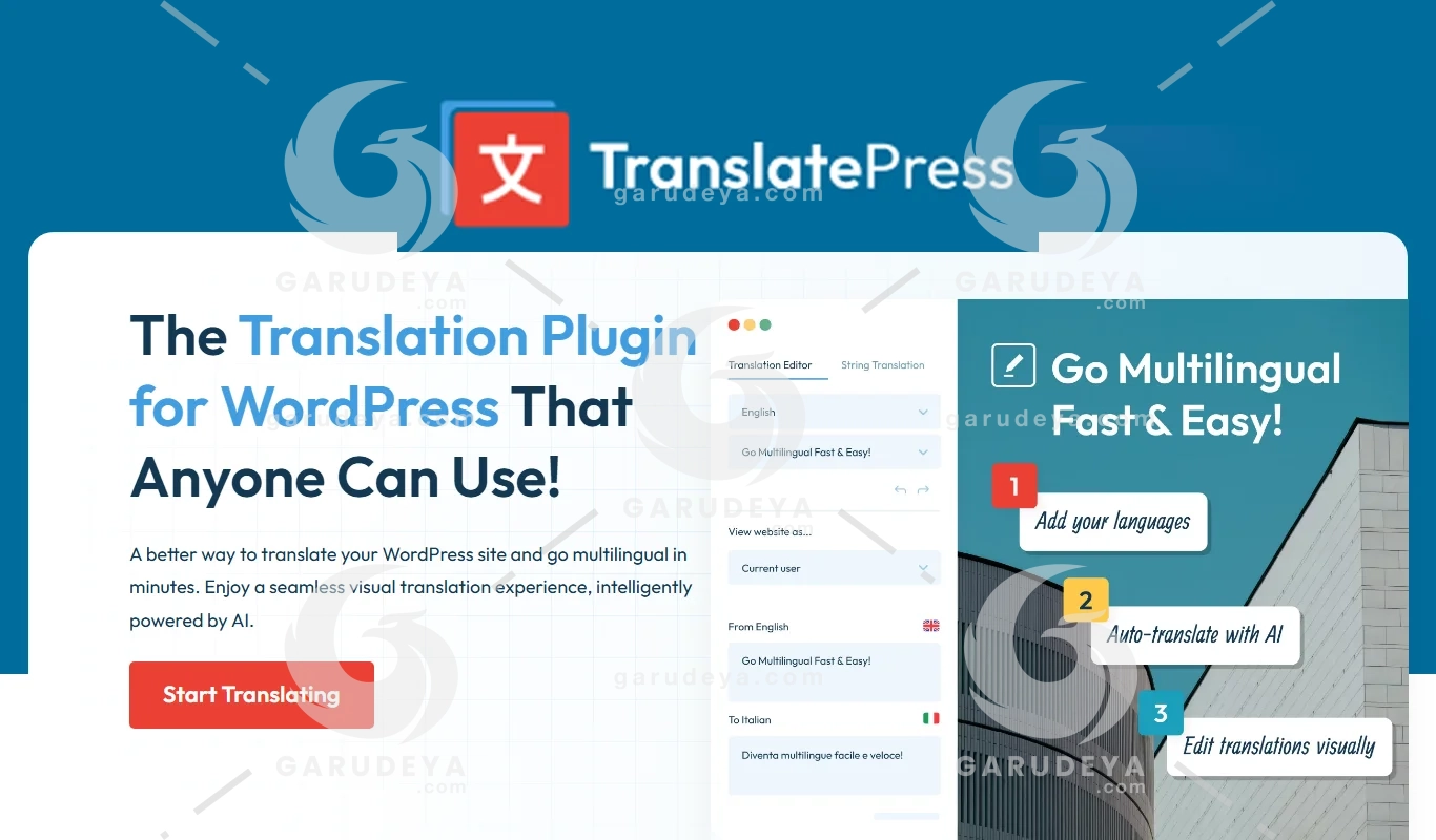 TranslatePress Pro – WordPress Translation Plugin Thats Anyone Can Use