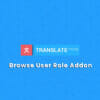 Translatepress Browse User Role Addon