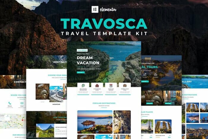 Travosca – Travel Elementor Template Kit