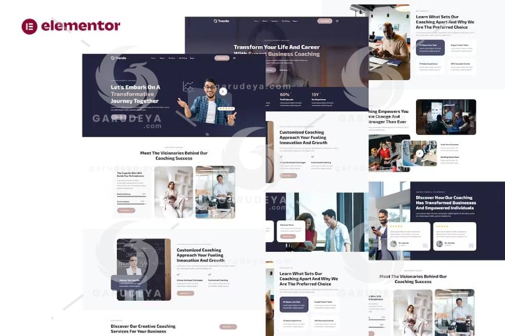 Trenda – Creative Business Coaching Elementor Template Kit