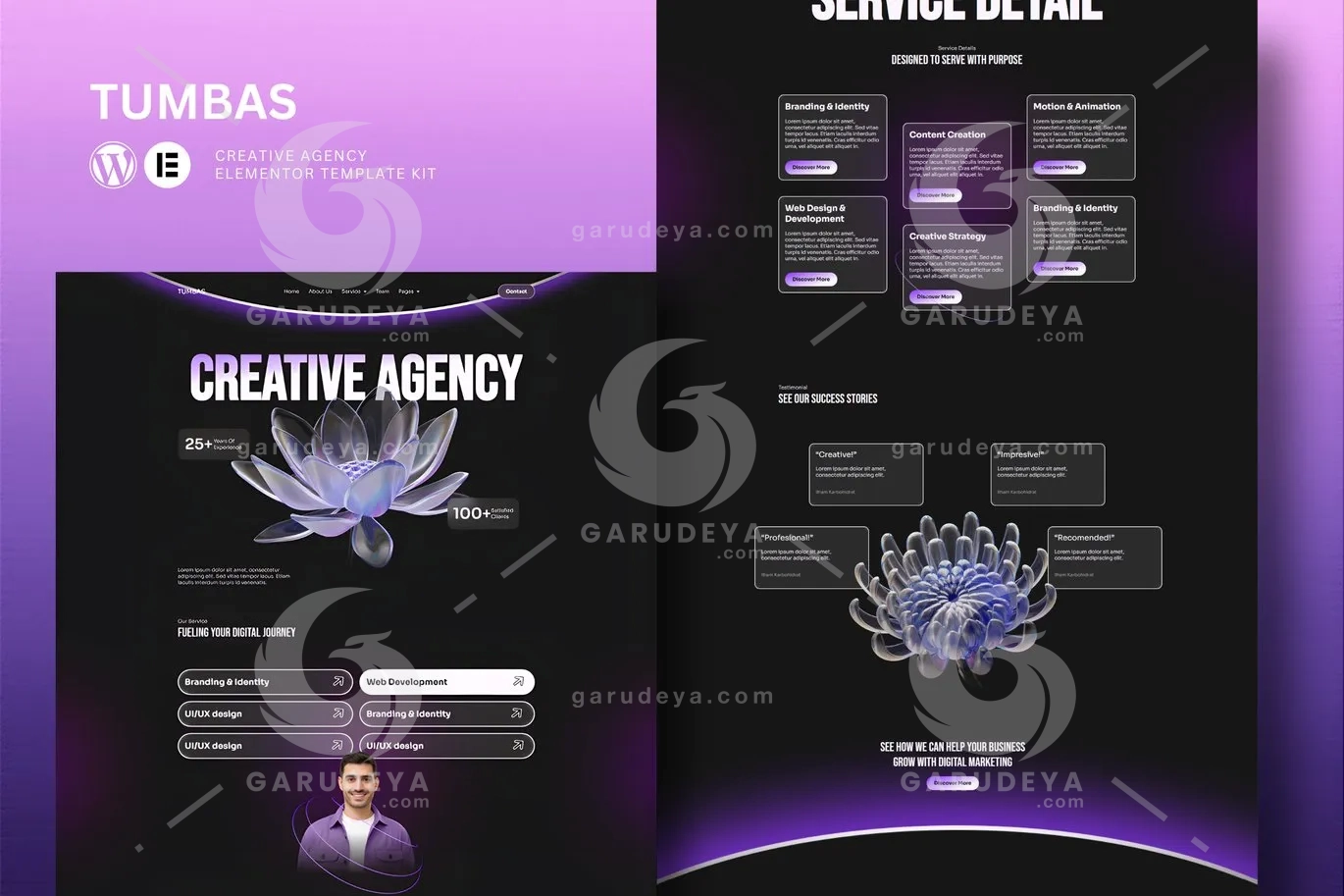 Tumbas – Creative Agency Elementor Template Kit