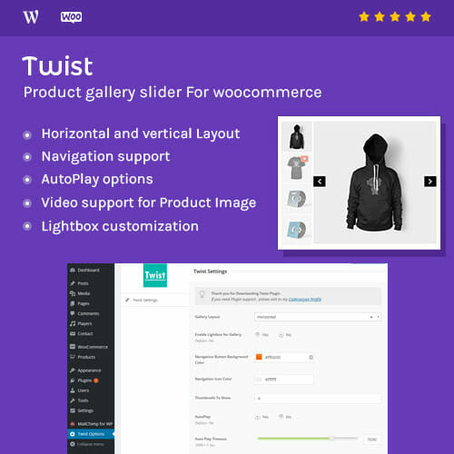 Twist - Product Gallery Slider for Woocommerce