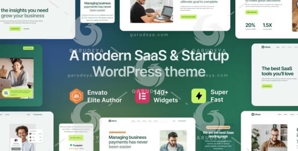 Ultran - SaaS & Startup WordPress Theme