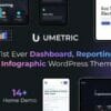 Umetric WordPress Dashboard, Reporting and Infographic Theme