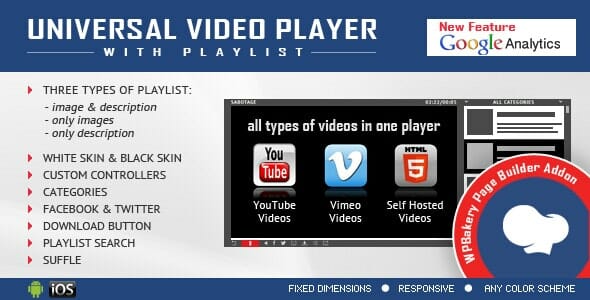 Universal Video Player – Addon for WPBakery Page Builder