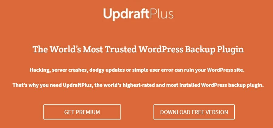 UpdraftPlus Backup Plugin