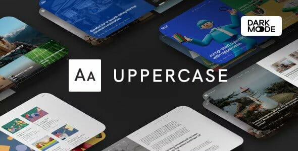 Uppercase – WordPress Blog Theme with Dark Mode