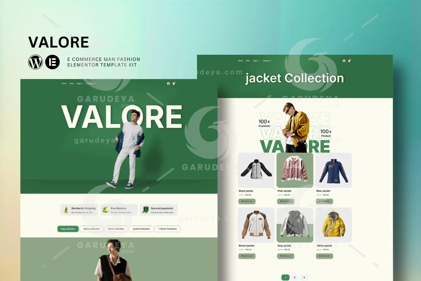 Valore – Fashion Store eCommerce Elementor Template Kit