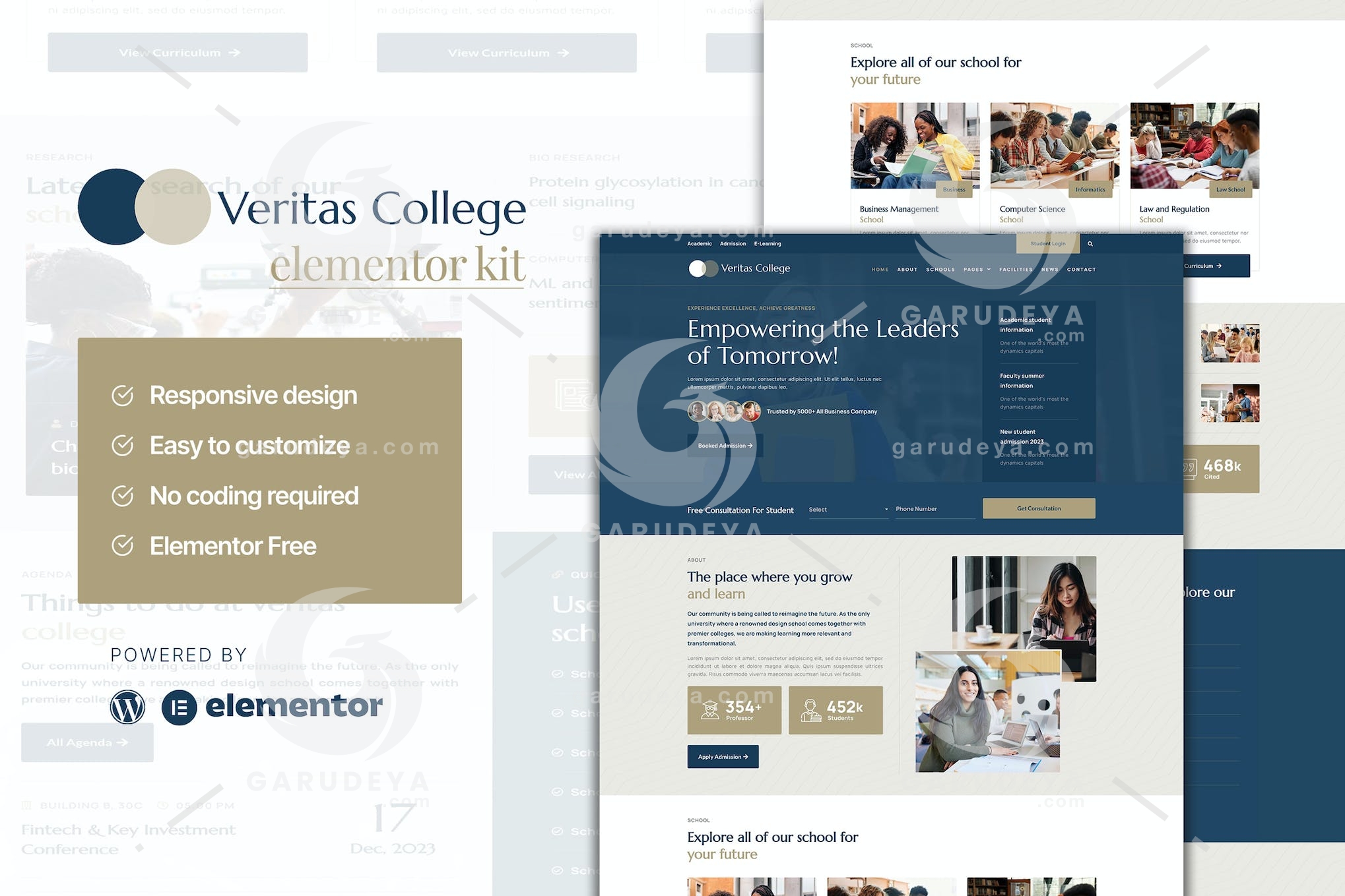 Veritas – University and School Elementor Template Kit