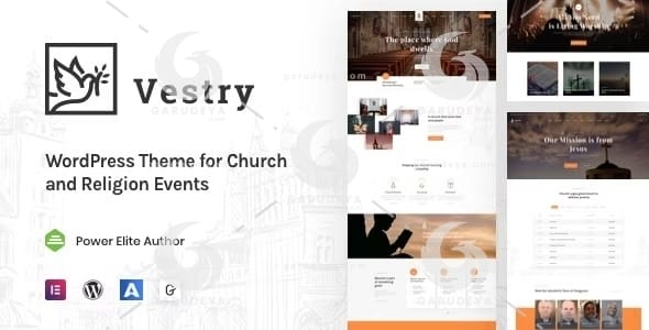 Vestry – Church and Religion Events WordPress Theme