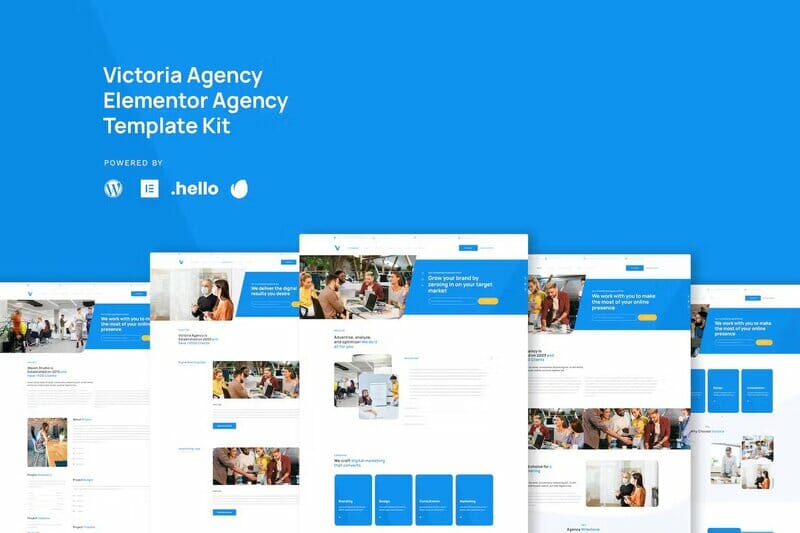 Victoria – Agency & Business Elementor Template Kit