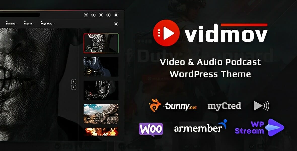 VidMov – Video WordPress Theme