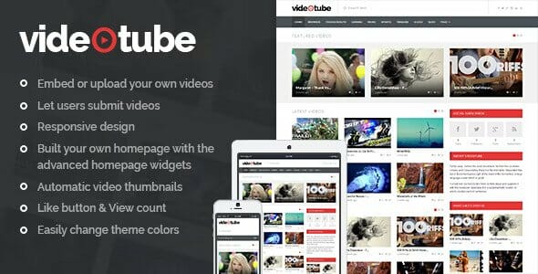 VideoTube – Responsive Video WordPress Theme