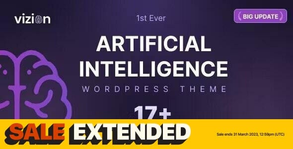 Vizion – Artificial Intelligence AI WordPress Theme