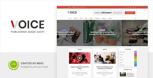 Voice - News Magazine WordPress Theme