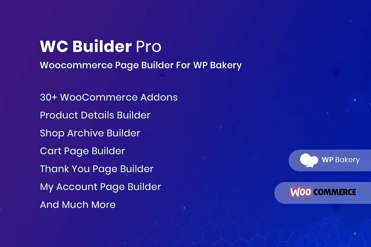 WC Builder Pro – WooCommerce Page Builder for WPBakery