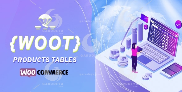 WOOT - WooCommerce Active Products Tables