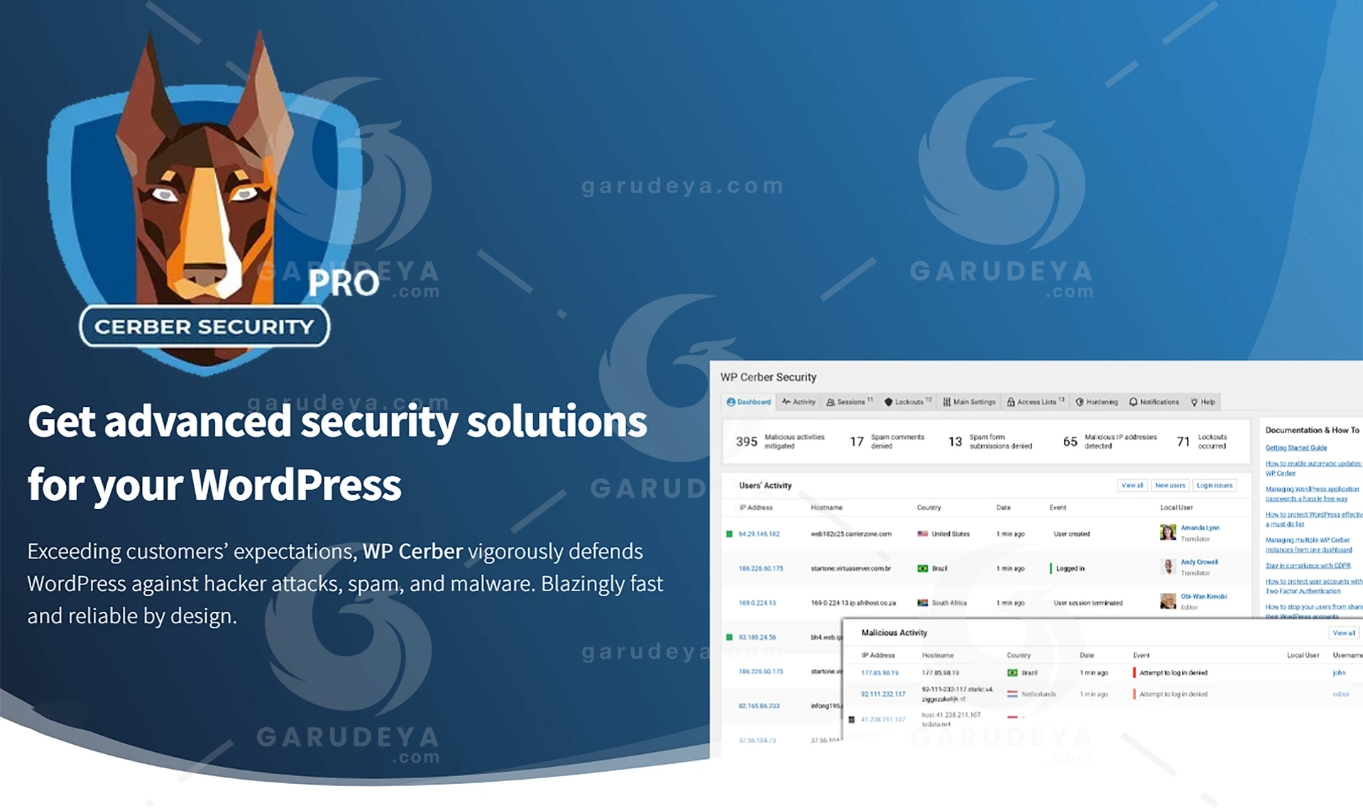 WP Cerber Security Pro – WordPress Security Plugin