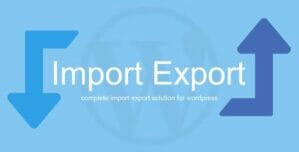 WP Import Export plugin