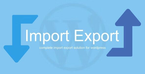 WP Import Export