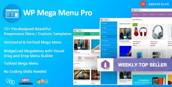 WP Mega Menu Pro WordPress Plugin