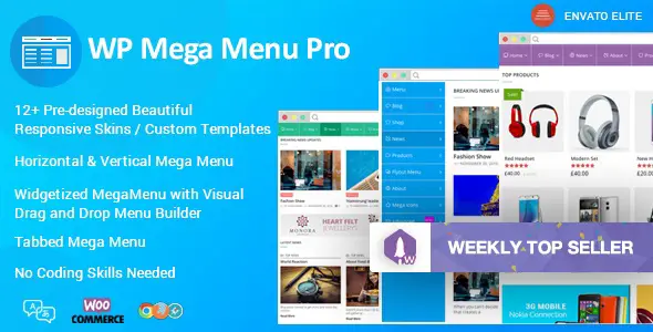 WP Mega Menu Pro Wordpress Plugin