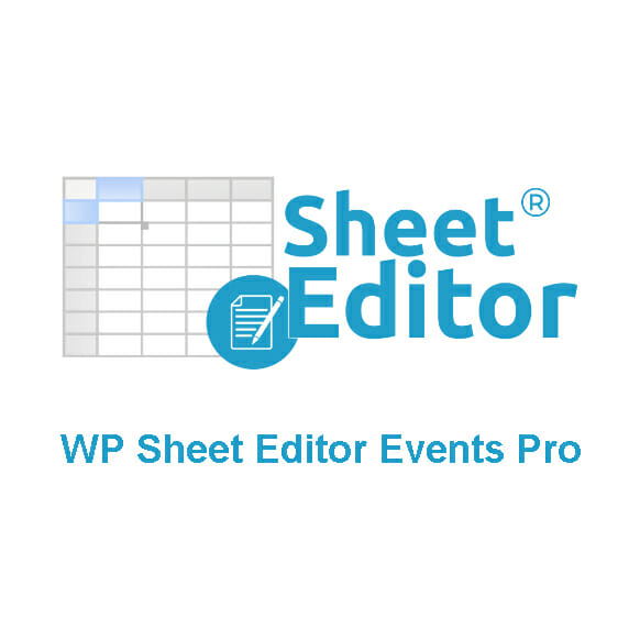 WP Sheet Editor Events Pro