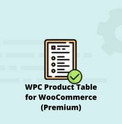 WPC Product Table for WooCommerce (Premium)