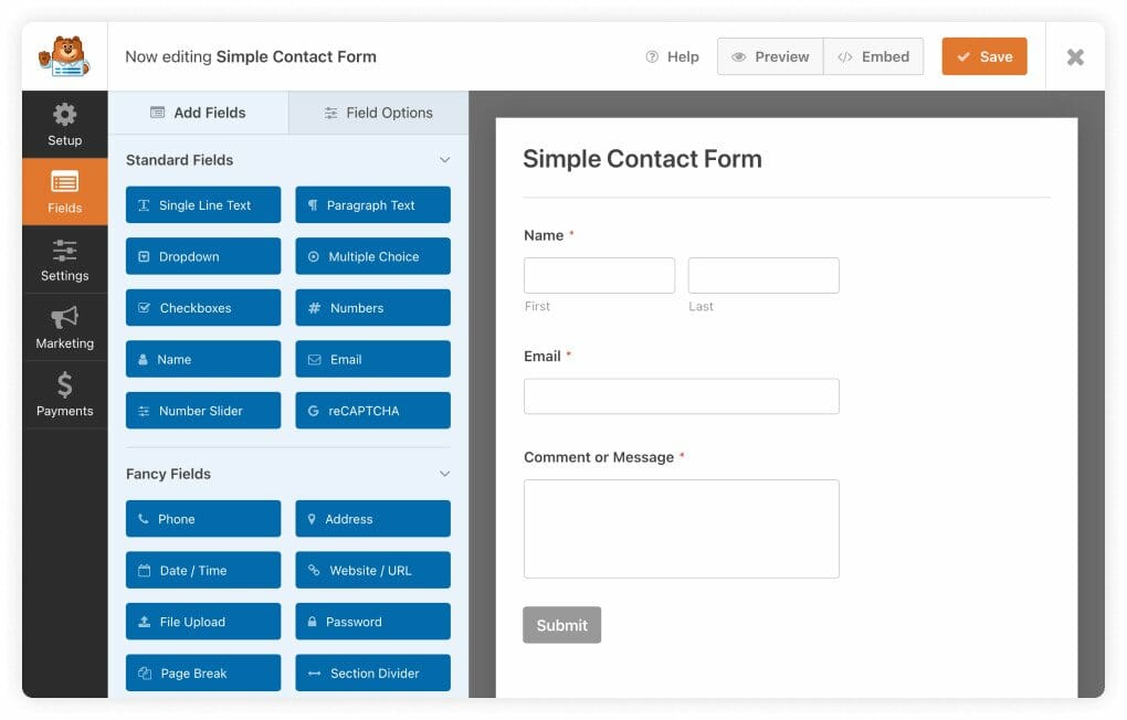 WPForms Pro - Drag & Drop WordPress Forms Builder Plugin