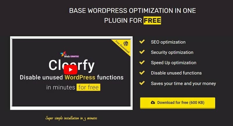 Webcraftic Clearfy Business - Wordpress Optimization Plugin