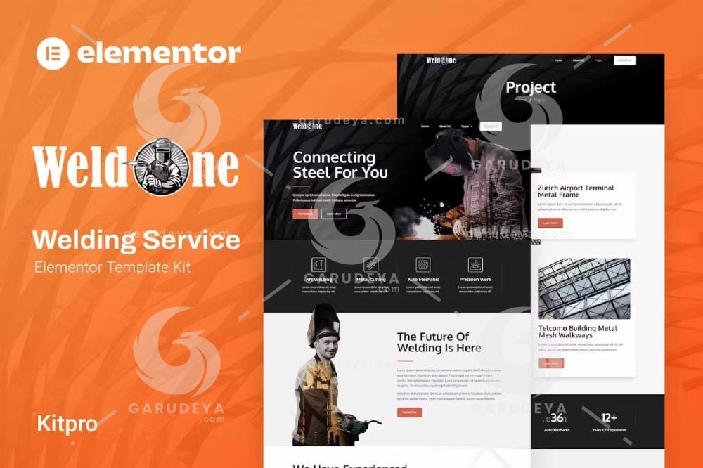 Weldone – Welding Service Elementor Template Kit